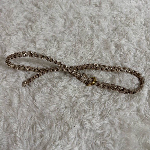 Gold Braided Belt Accessory - Picture 1 of 6